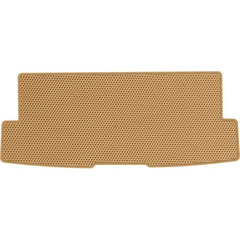 Alfombrilla de maletero de EVA para Volkswagen T6.1 Kombitvan (2019-2021), diseño de panal de abeja - beige. (1/5)
