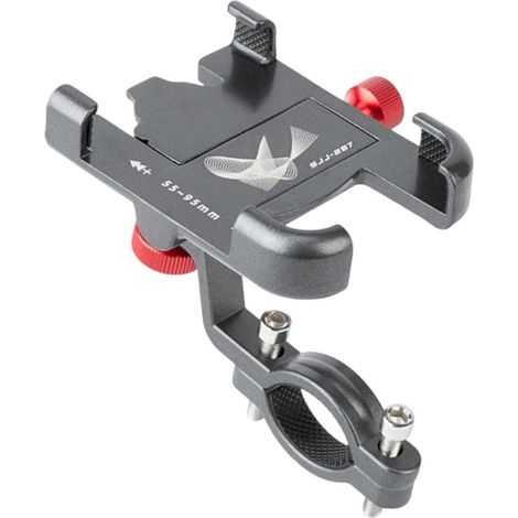 Générique Support pour téléphone de Moto - Support pour Smartphone pour Moto Électrique Tout-Terrain,Support Anti-Dérapage Rotation 360° pour