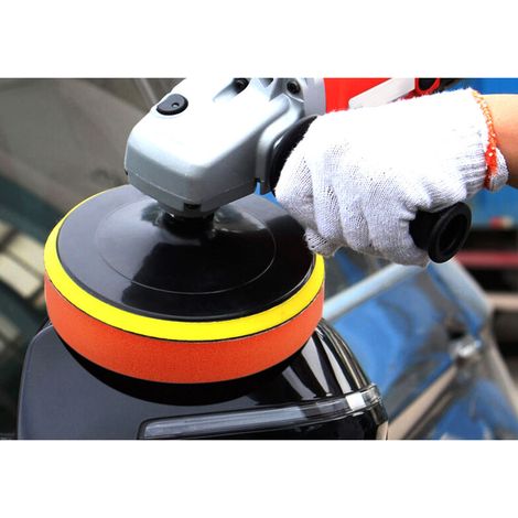 Set mit 6 hochdichten 4-Zoll-Polierscheiben mit M10-Adapter, zum Polieren und Wachsen von Autos (1/5)