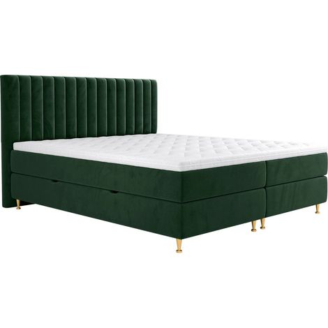 Lit boxspring ComfiDream Fjorina, Fresh 13, Double, Continental, 140x200, Tissu, Disponible, 148x210x118cm (1/5)