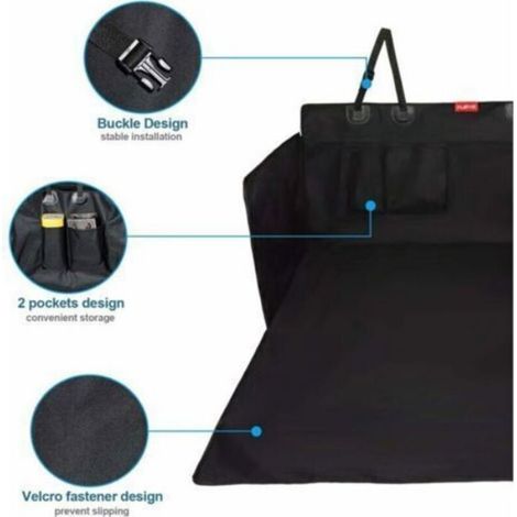 Housse protection voiture chien 185x105cm Imperméable antidérapant SUV (1/4)