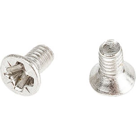 Vis à métaux RS PRO M2.5 à tête Fraisée Pozidriv en Acier Inoxydable, 8mm ( Prix pour Sachet de 100 )