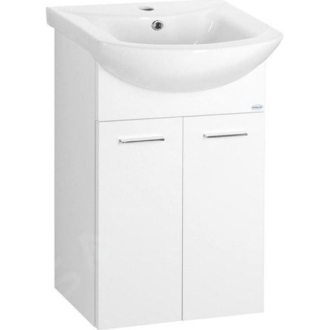 ZOJA Meuble sous-vasque 42x74x25cm, blanc (1/4)