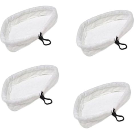 Balai vapeur triangulaire en microfibre 4 pièces pour H2O, X5, S302, S001