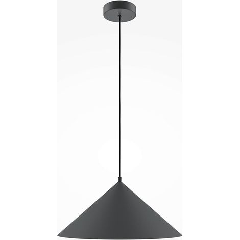 Maytoni Basic Cone Lampadario moderno a sospensione a cupola da 35 cm, nero, 1xE27 (1/5)