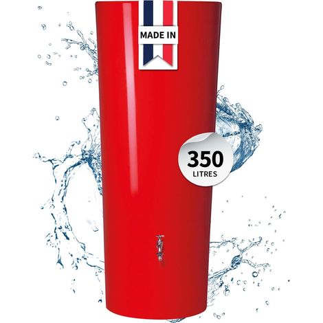 GARANTIA COLOR 2in1 réservoir d’eau de pluie 350 litres tomato incl. bac à plantes