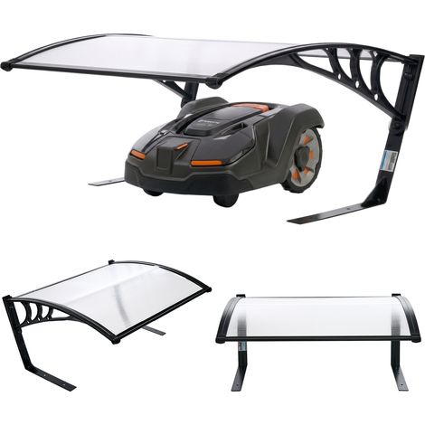TRUTZHOLM Mähroboter Garage wetterfest Überdachung mit UV-Schutz & Metallfüßen Carport