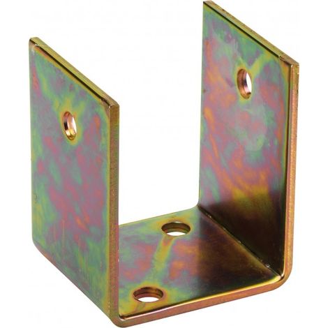 Paquete de 2 piezas de soporte en U tipo T. 90x110x80x5 mm. Alce