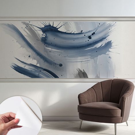 Papier peint autocollant adhésif avec imprimé motifs uniques apparence moderne Touches artistiques 250x104 cm (1/5)