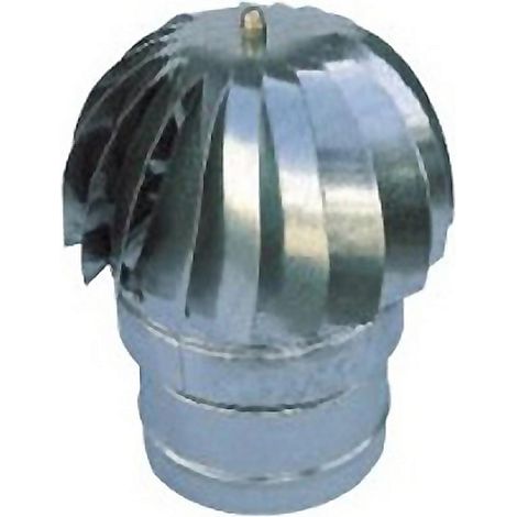 HYDRAFIX deflector eolico 300 mm galvanizado , Deflector eólico redondo 4153 para salida de humos de 300mmSalida de la boca hembraAcero GalvanizadoResiste vientos de ha