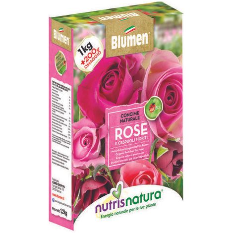 NUTRIS CONCIME NATURALE ROSE 1,2 KG- 1,0 pz