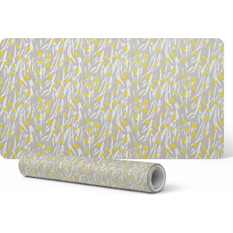 Protector de port谩til de dise帽o con estampado floral de ramitas, 120 x 60 cm.