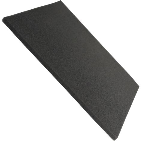 Mousse de filtre à air universelle 300 x 210 x 10 mm, plaque filtrante éponge a aire moto mobylette scooter quad tondeuse débroussailleuse aspirateur (300 x 210 x 10 mm) (1/5)