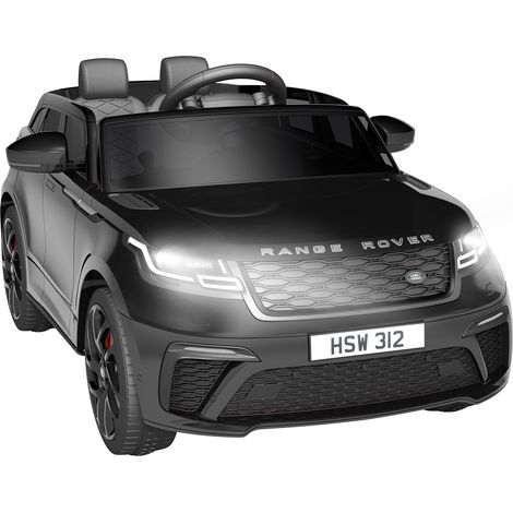 Voiture Électrique Enfant Véhicule 12 V, Range Rover,Télécommande/Klaxon/LED/Musique/USB pour Garçons, Filles (noir) (1/5)