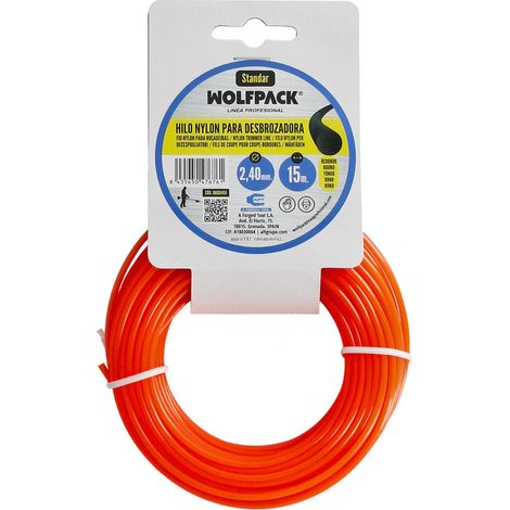 Filato di nylon rotondo da 2,4 mm (rotolo da 15 metri)