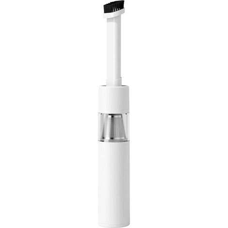 Aspirateur de voiture sans fil, aspirateur portable puissant, aspirateur à main pour le nettoyage de la voiture, blanc (1/5)