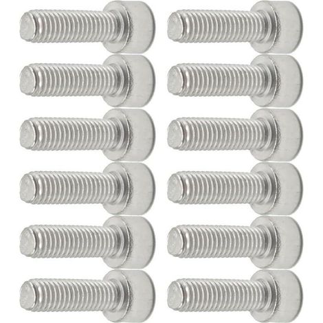 Lot de 12 vis Torx M5 x 20 pour tronçonneuse, débroussailleuse, débroussailleuse, taille-haie, outils électriques de jardin (1/5)