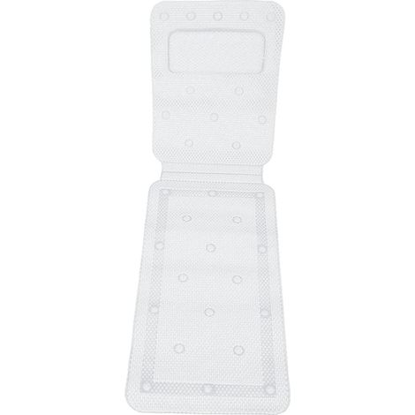 125 X 36 cm Tapis de Baignoire PVC Plein Corps Spa Bain Matelas Antidérapant Coussin Oreiller Doux Matelassé Baignoire Tapis avec Respirant (1/5)