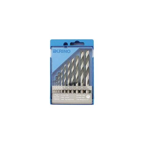 Punte HSS g Rettificate in Set da 10 Pezzi Krino 5 Pezzi