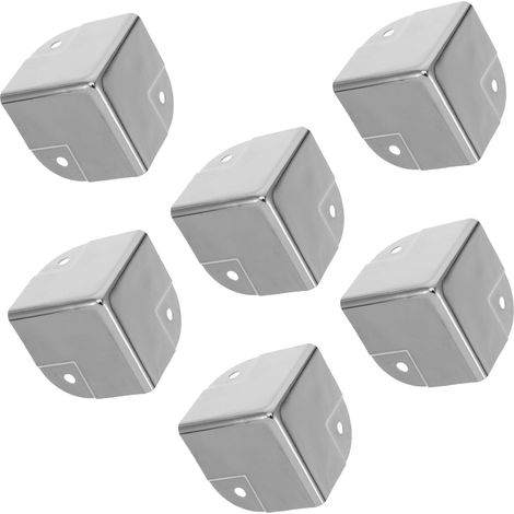 6 protège-coins pour meubles, argenté, pour meubles et bureau (1/5)