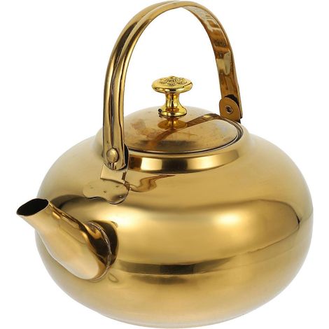 Bouilloire acier inoxydable 1.5 L pour cuisine avec couvercle (1/2)