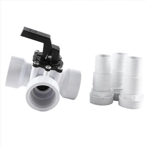 Vanne 3 Voies pour Pompe de Piscine Zodiac, Compatible Filtres et Tuyaux d'Aspiration, Raccordement Facile, Corps Résistant, Équipement de Piscine Durable, Pièce de Remplacement Standard (1/5)