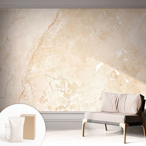 Carta Da Parati - Mural - Con Sala Da Pranzo - Camera Da Letto - Cameretta - Con Colla Gratuita Pietra naturale 312x219 cm (1/5)