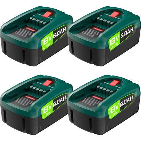 Batterie rechargeable, capacité de 6000 mAh, compatible avec les outils Bosch Power, 4PCS, 18V (1/2)