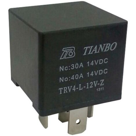 Tianbo Electronics TRV4 L-12V-Z Relais automobile 12 V/DC 1 inverseur (RT) Y883521 (1/3)