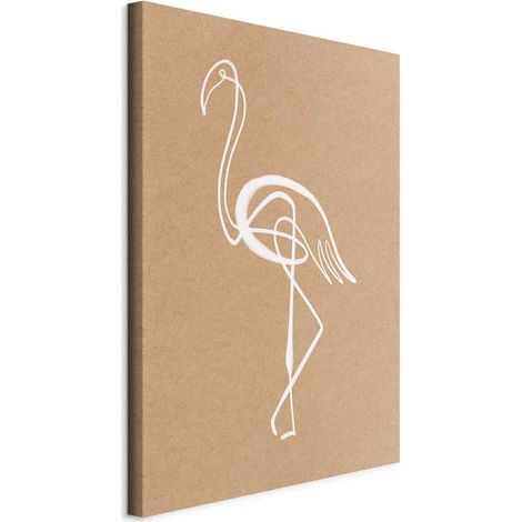 Image - Flamant blanc (1 partie) vertical (1/5)
