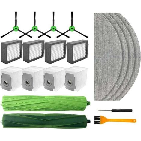 Compatible with Combo I5, I5+, J5, J5 Plus, Spare Parts, Accessories, Main Side Brush, Filter, Mop, Dust Bag A (1/4)