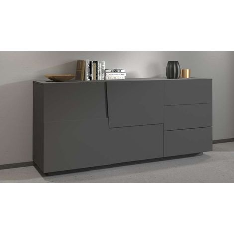 Web Furniture Madia Pongo Sideboard 180 Antracite Opaco - 180x44x86 (1/5)