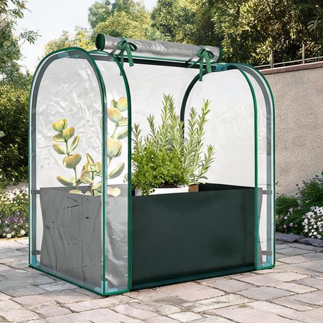 Serre de jardin portable avec sac de plantation acier 68 x 50 x (1/5)