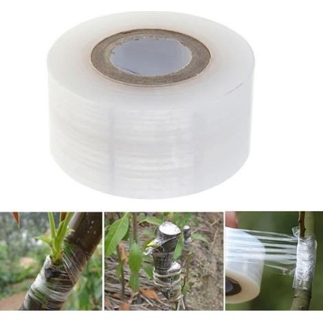 Nursery grafting tape, self-adhesive, stretchable, biodegradable PE, 3 cm x 120 m.