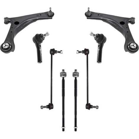 KIT BRACCIO OSCILLANTE 8 PEZZI COMPATIBILE CON CHRYSLER GRAND VOYAGER V (RT) 2.8 CRD 10. / Kit Sospensione Completo OE/OEM / Bracci Oscillanti + Testine Sterzo / Sostituzione Diretta OEM