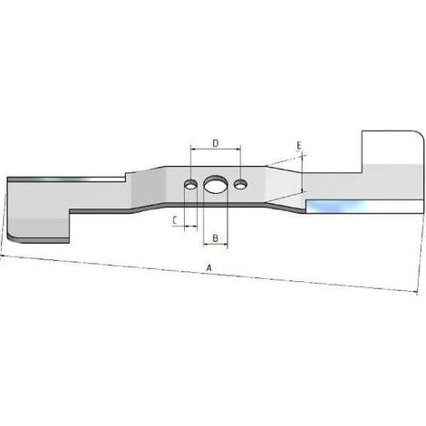 Lame De Tondeuse - 53 Cm - Compatible Snapper Modèles 7041939BZYP 7041939BZ 7041939BMA 7041939 - 1 Pièce