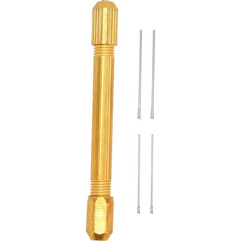 Porte-aiguilles pour racines de poupées 4 pièces 0.6mm 0.8mm avec manche en alliage accessoires coiffure poupée (1/5)