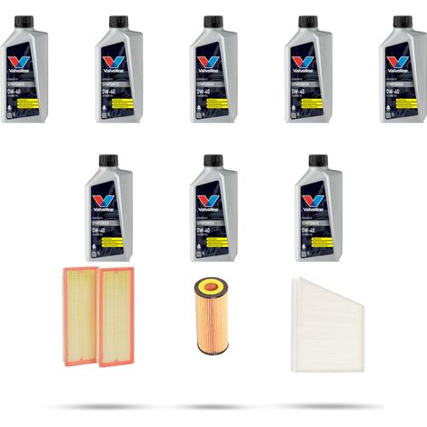 Kit tagliando 3 FILTRI e 8L OLIO compatibile con Mercedes CLS (C219) 500 225kw Dal 2004 (1/5)
