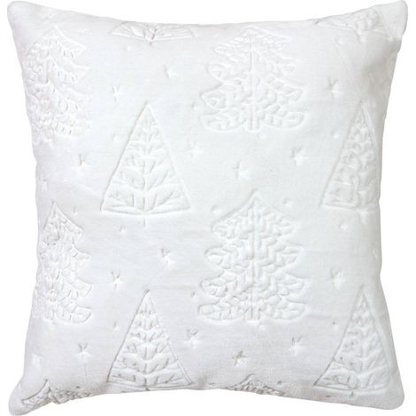 COJÍN EMB ABETO BLANCO 45X45 - Atmosphera créateur d'intérieur (1/4)