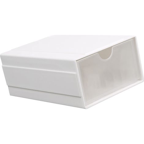 Caisson de rangement à tiroirs en plastique pour bureau table dortoir chambre gain de place organisateur multifonction bac (1/4)