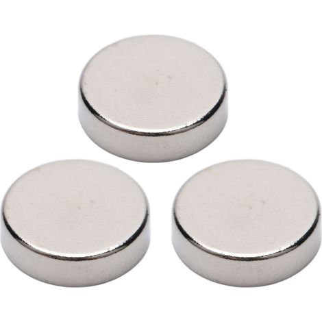 50 aimants ronds en néodyme, mini-aimants cylindriques multifonctionnels pour loisirs créatifs, 10 x 3 mm (1/5)