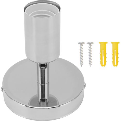 décorative en fer argentée orientable à 180 haut bas pour (1/4)