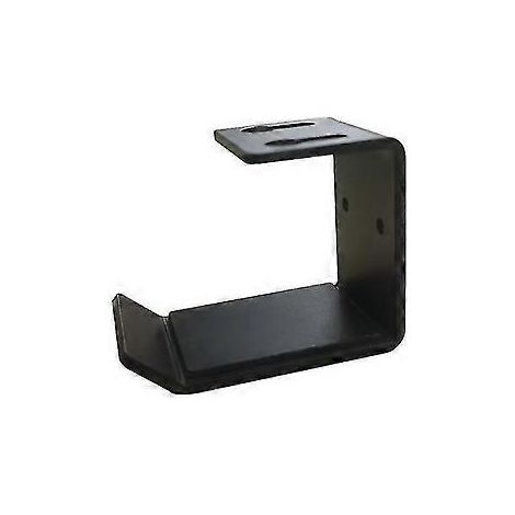 Kopfhörerhalter, Gaming-Kopfhöreraufhänger, Aluminium-Kopfhörerständer, Wandhalterung, Headset-Halterung, Ohrhörer-Display, Kopfhörerhaken, kompatibel, 1 Stück, Schwarz (1/4)