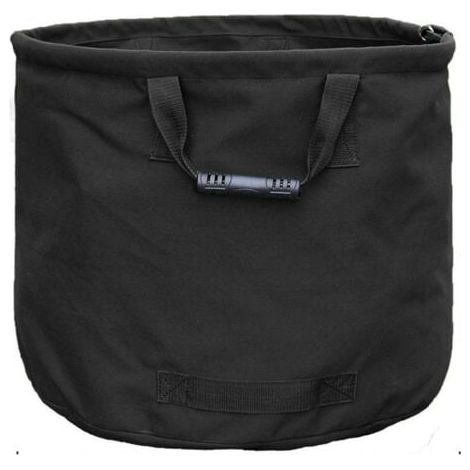 54x45cm black Sac de Jardinage 125L Extra-Robuste avec Poignées, Sac de Ramassage de Feuilles en Toile Militaire (1/4)