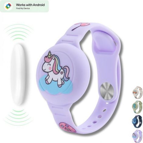 Android-Kinderortungsarmband – Kompatibel mit „Mein Android-Telefon suchen“ – Armband mit Bluetooth-Tracker – Unbegrenzte Standortverfolgung – Kompatibel mit Google „Mein Android-Telefon suchen“ – Aku