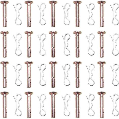 Lot de 20 Shear Cotter et Split broches kit pour souffleuse à neige 714 04040 Shear Cotter broche 738 04124 738 04124A (1/5)