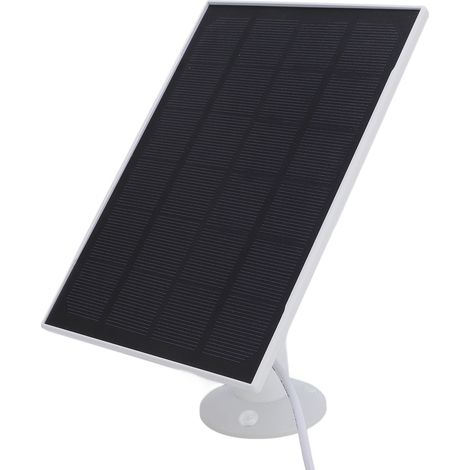 Panneau solaire 8W pour caméra de mangeoire à oiseaux, USB C, étanche IP66, sonnette vidéo, panneau solaire pour caméras à batterie rechargeable (1/5)