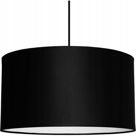 Lampada a sospensione da soffitto, paralume grande, nero, LED, 35 cm (1/5)