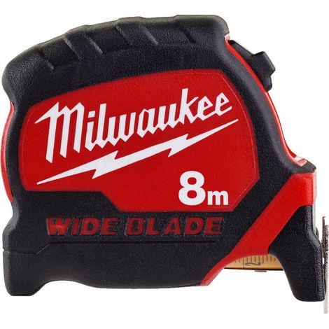 Flessometro 8 Metri Serie Wide Blade Milwaukee 4932471816