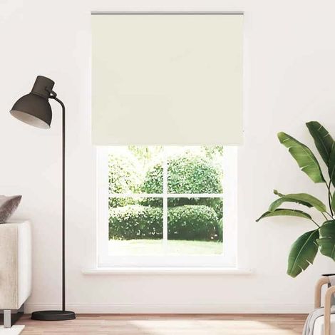 4011734 Store enrouleur occultant blanc cassé 140x230 cm largeur tissu (1/5)